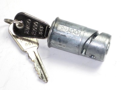 Triumph BSA steering lock tumbler & key set 82-6738 68-5050 A65 T120 T140 TR7