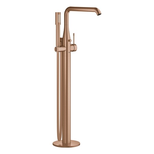 Grohe Einhebel-Wannenarmatur Essence 23491 Bodenmontagewarm Sunset GebüRstet-image