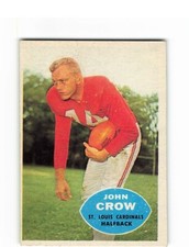 1960 TOPPS FOOTBALL JOHN CROW #105 ST LOUIS CARDINALS HIGH GRADE SETBREAK!
