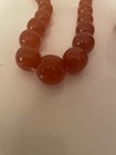 amber vintage necklace with bracelet — photo 5
