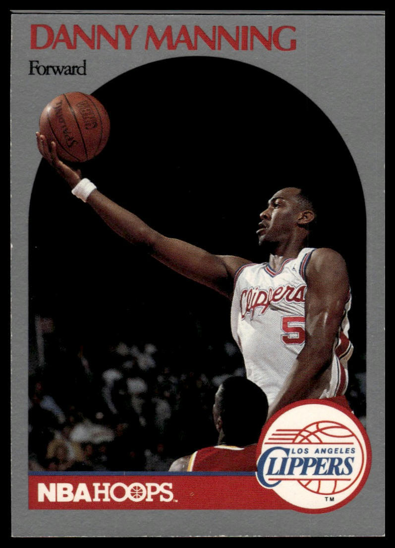 1991 Hoops 100 Superstars #42 Danny Manning