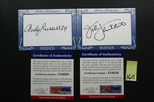 Historic Autographs Friends Foes Andy Russell Jack Lambert PSA DNA Steelers Auto