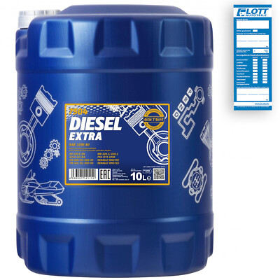 10L Mannol Diesel Extra Motoröl 10W-40 Motorenöl VW 502.00 505.00 MB 229.1 229.3
