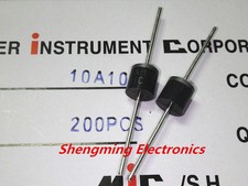 200PCS 10A10 1000V 10A 1000V Rectifier Diode