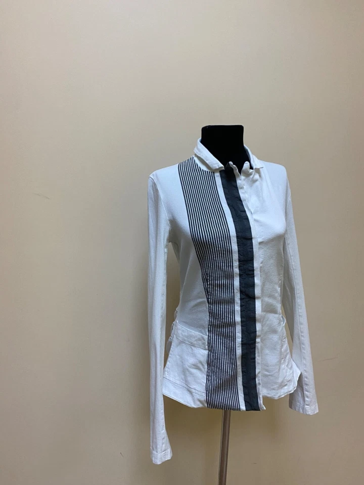 Rundholz Black Label Striped Linen White Jacket Size S-M - Image 3 of 4