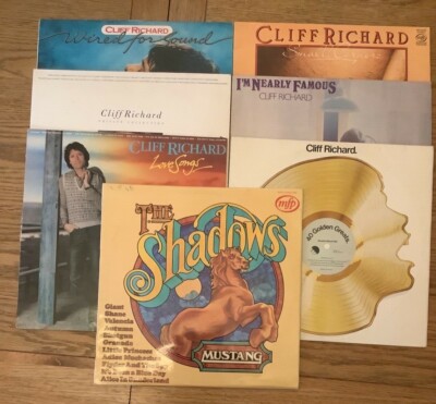 Cliff richard bundle, 6 lp s and 1 shadows