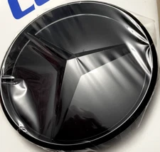 2020-2024 W118 H247 CLA GLA Mirror Glass Star Convex Grille Star Emblem Black
