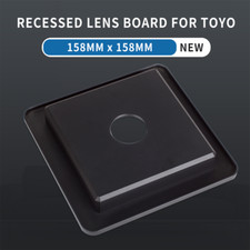 Placa de lente hundida de 22 mm para 158x158 mm For Toyo 810 MII 45C 45G 45GX VX125
