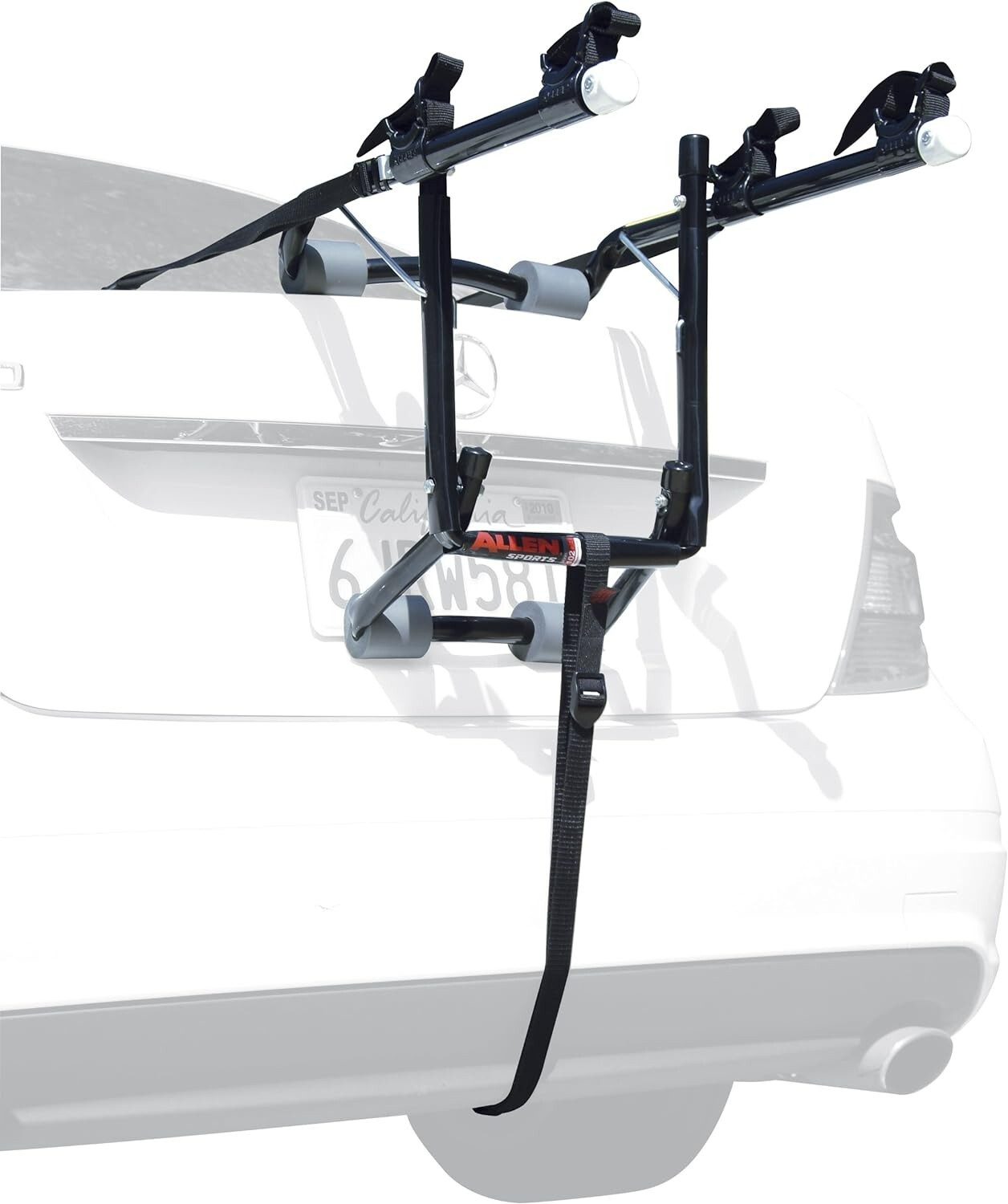 Allen Sports 102DB Car Trunk Mount 2-Bicycle Rack Carrier 23