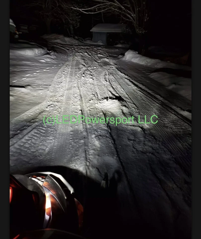 2017 Polaris 550 Indy LED HEADLIGHT Conversion UPGRADE Kit Plug & Play 8500 LUM - Image 2 of 4