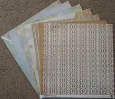 Basic Grey 12x12 Scrapbook Paper Wisteria