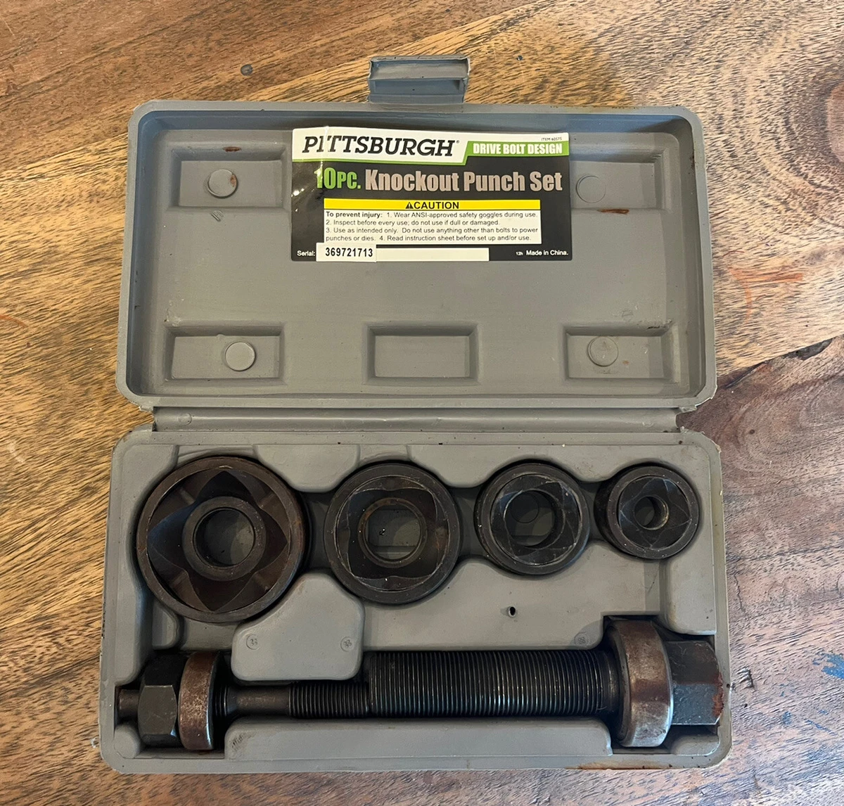 Harbor Freight Knockout Hole Punch Die Set Review, 43 OFF