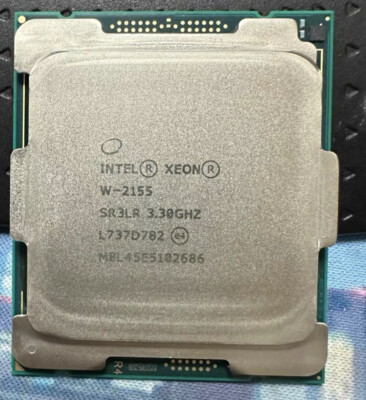 Intel Xeon w-2155 CPU Processor 3.30ghz 10-Core c422 For Motherboard FCLGA 2066