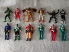 Vintage Lot of 12 Power Rangers & others Collection 4" Action Figures
