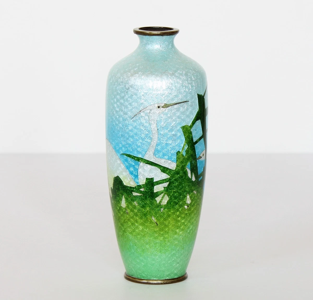 日本景泰蓝古董花瓶| eBay