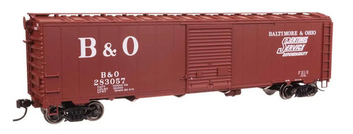 Walthers HO 50' AAR Single Door Boxcar Baltimore & Ohio BO #283057 910-46505 | Zustand: New