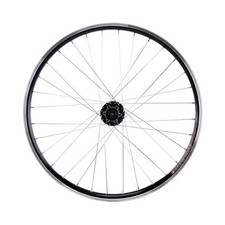 Ruota bici elettrica/vae/cargo 24" ant. bloccaggio cerchio nero mach1 kargo.moy.