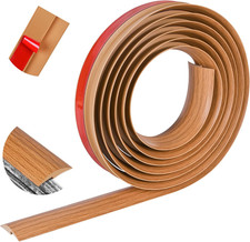 10Ft Floor Transition Strip Self Adhesive Carpet to Tile Floor Edging Trim PVC T