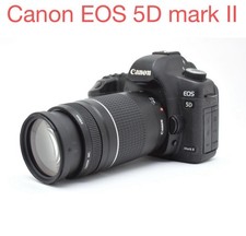 Canon EOS 5D Mark II Digital SLR Camera with EF 75-300mm Lens Set
