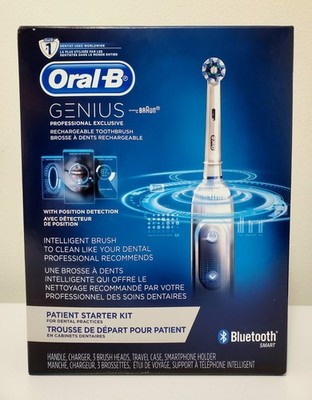 NEW, SEALED Oral-B Genius Electric Toothbrush Patient Starter Kit Bluetooth