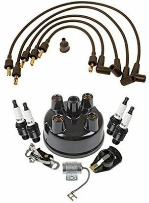 Ford 8N Tractor Complete Tune Up Kit and Ignition Wire Set 1950-1952 Bundle