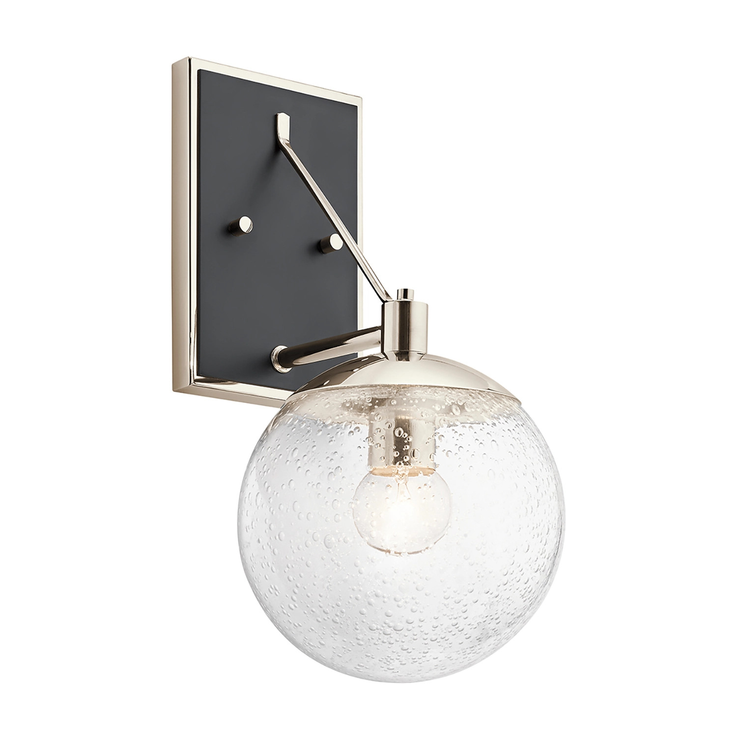 Lampada da Parete Marilyn Vetro Soffiato e Nichel | Stile Contemporaneo