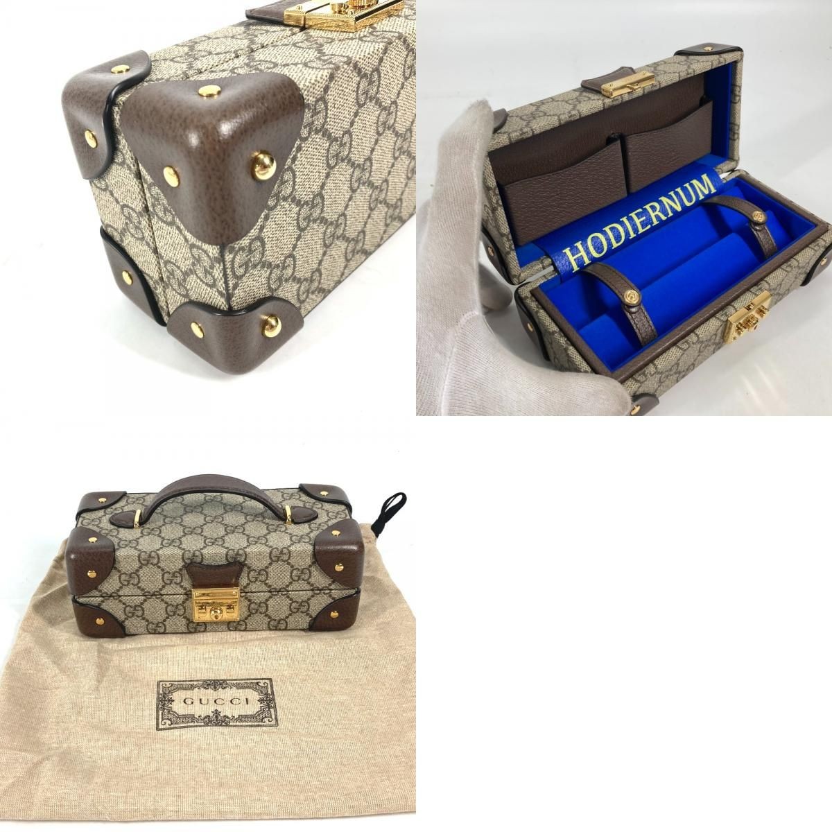 Gucci Padlock Case Apple Watch GG Supreme Beige Used Authentic From Japan thumbnail 10
