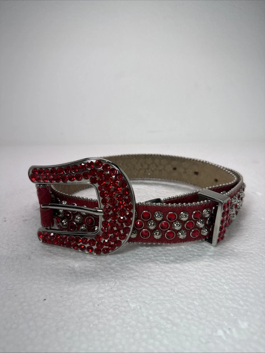 b.b.simon Leather Red Belts for Women for sale | eBay