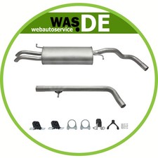 Komplette Auspuffanlage Auspuff VW Bora 1.9 TDi 1999-2005 Schalldämpfer