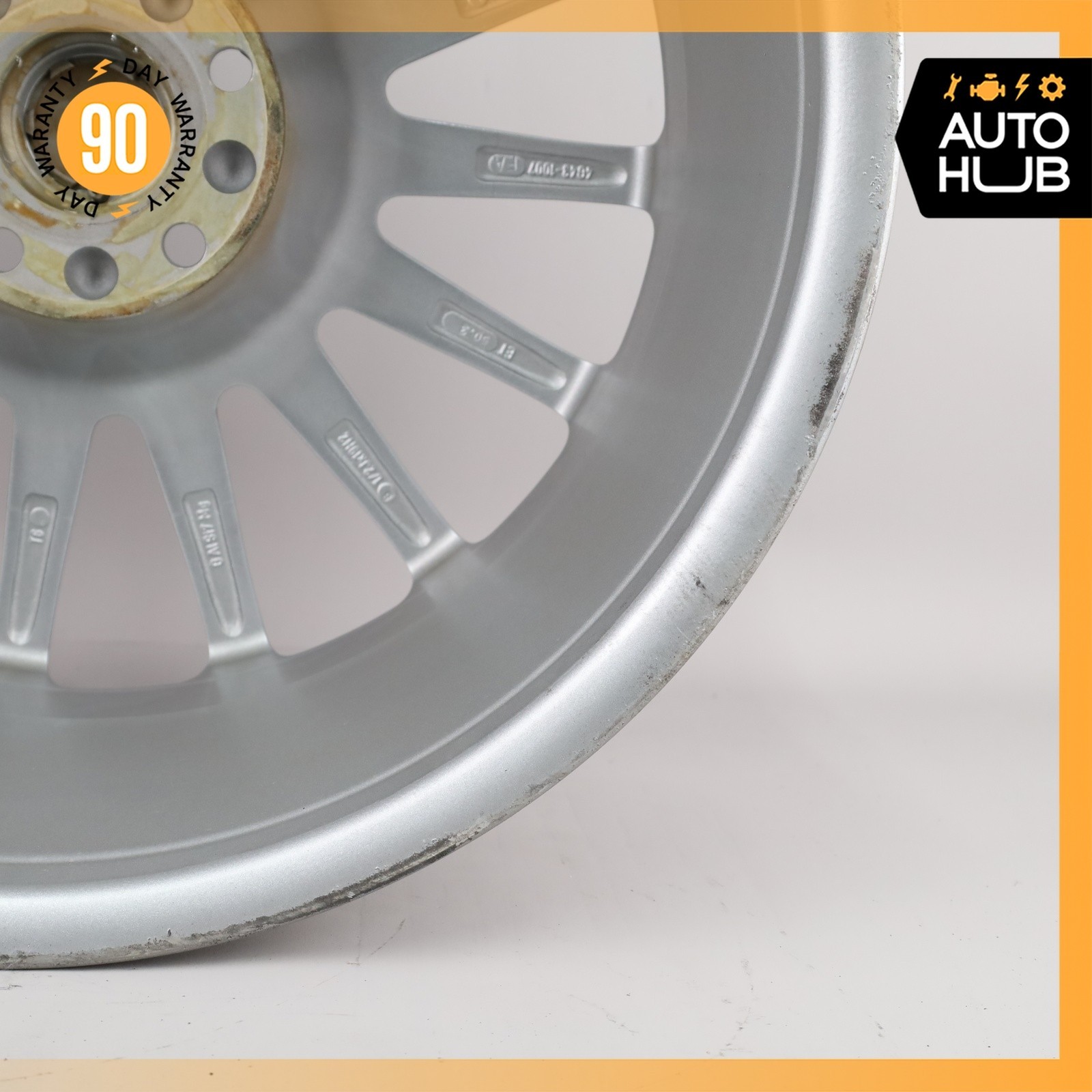 Aston Martin DB9 8.5 x 19 19" Front Wheel Rim Silver 4G431007FA OEM