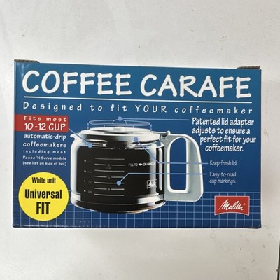 Melitta RCA-10/12U 10-12 Cup Glass Carafe Fits Mr. Coffee, Krups
