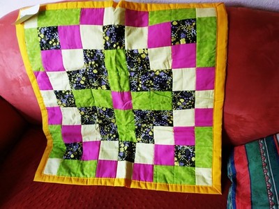 Patchworkdecke, Kinderdecke, Spieldecke Handarbeit - ein Unikat