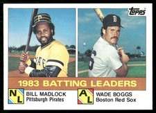 1984 Topps #131 Bill Madlock | Wade Boggs HOF [NM] [Base Set Baseball Card]