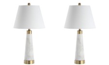 JONATHAN Y Lighting JYL5055-SET2 Travis 27" Tall LED Table Lamp - - White