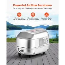VEVOR Linear Air Pump, 792.52 GPH Air Flow, Septic Aerator Pump, Aeration System