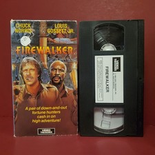 VHS Firewalker - Chuck Norris, Louis Gossett Jr - tested BUY 2 GET 1 FREE 