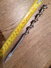 VINTAGE Wm RIDGWAY POWER SHEFFIELD MADE IN ENGLAND AUGER BIT #10 woodboring