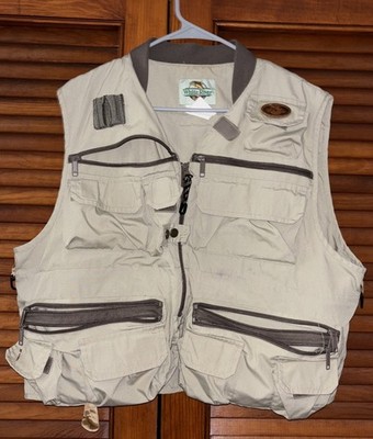 White River Fly Shop Fly Fishing Vest Adult XL RN# 91656