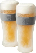 Frozen Pint Beer Glasses - Freezable Mugs Freeze Chiller, Birthday Gifts Him, Me