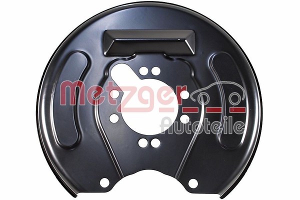 Hinterachse Links Metzger 6115309 Spritzblech, Bremsscheibe FüR Mitsubishi,Volvo-image