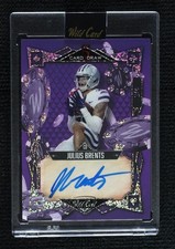 2023 Wild 5 Card Draw Sparkle Foil - Purple 3/4 Julius Brents Rookie Auto RC 0dz. rookie card picture