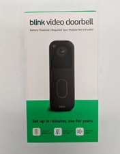Blink Wireless Video Doorbell 2nd Gen Newest Model Black HD, NEW/SEALED