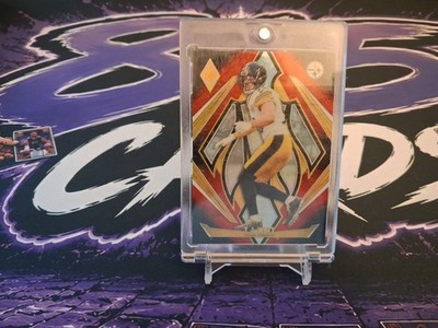 2024 Panini Phoenix T.J. Watt #130 Red Fade 90/299 Pittsburgh Steelers Jersey #