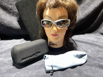 ARNETTE: Catfish Mens Polarized Sunglasses Silver Frame w/ Pouch & Case