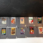 Vintage Video Games Lot of 10 1980s Nintendo NES Games Untested - Free Shipping