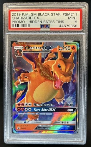2019 Pokemon SM Black Star Promos Charizard #SM211 PSA 9
