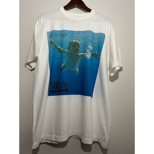 Nirvana Nevermind Vintage Reprint Single Stitch T-shirt Giant Tag, $59.99
