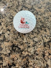 LOGO PELOTA DE GOLF - ORIGINAL INDIAN CANYONS GOLF RESORT PAM SPRINGS, CA!!️