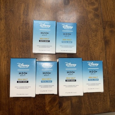 Disney Resorts H2O+ BEAUTY Sea Salt Facial Soap & Bath Soap 6 total