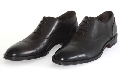 HUGO BOSS Schuhe, Mod. Eton_Oxfr_ct, Gr. EU 42 / UK 8, Made in Italy, Dark Brown - Bild 1 von 4